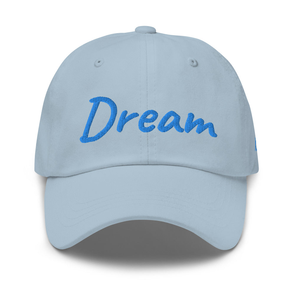 Dream In Sapphire Embroidery On Classic Dad Hat