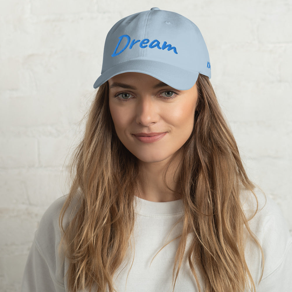 Dream In Sapphire Embroidery On Classic Dad Hat