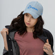 Dream In Sapphire Embroidery On Classic Dad Hat