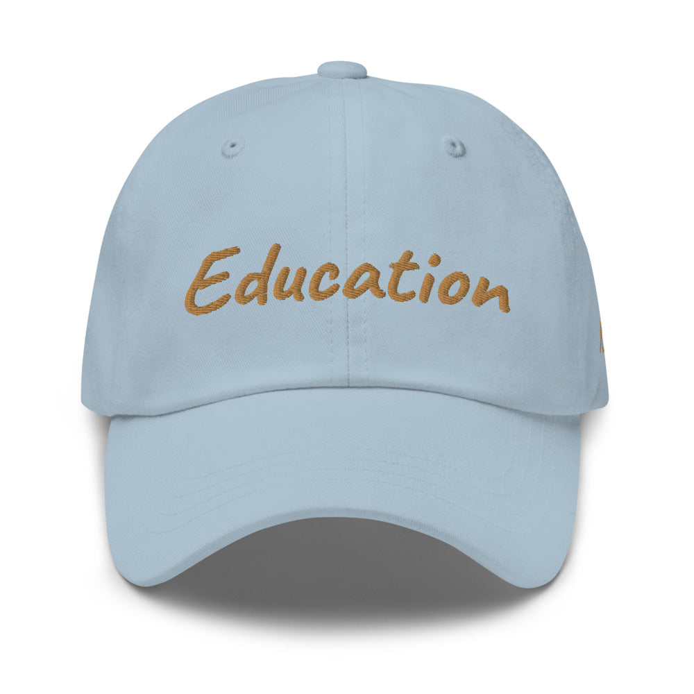 Education In Copper Embroidery On Classic Dad Hat