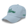 Now In Emerald Embroidery On Classic Dad Hat