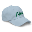 Now In Emerald Embroidery On Classic Dad Hat