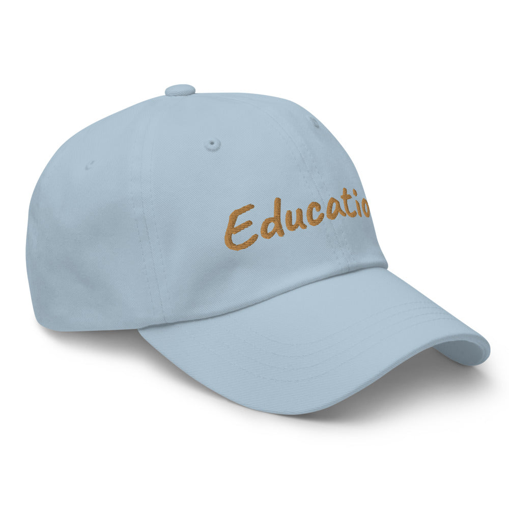 Education In Copper Embroidery On Classic Dad Hat