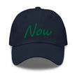 Now In Emerald Embroidery On Classic Dad Hat