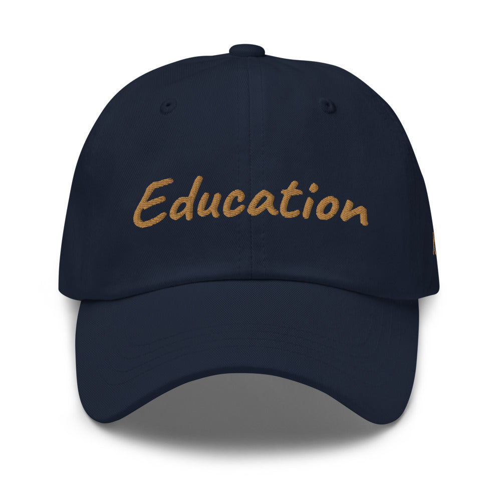 Education In Copper Embroidery On Classic Dad Hat