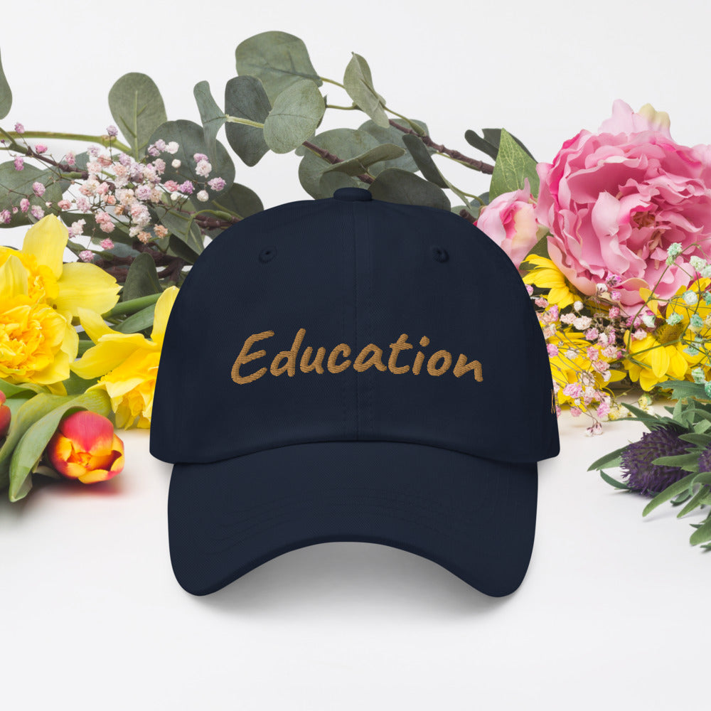Education In Copper Embroidery On Classic Dad Hat