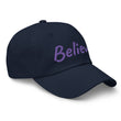 Believe In Amethyst Embroidery On Classic Dad Hat