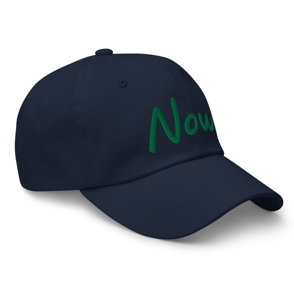 Now In Emerald Embroidery On Classic Dad Hat