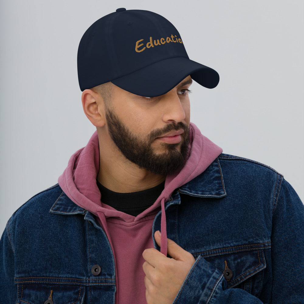 Education In Copper Embroidery On Classic Dad Hat