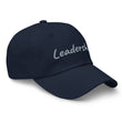 Leadership In Silver Embroidery On Classic Dad Hat