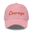 Courage In Amber Embroidery On Classic Dad Hat