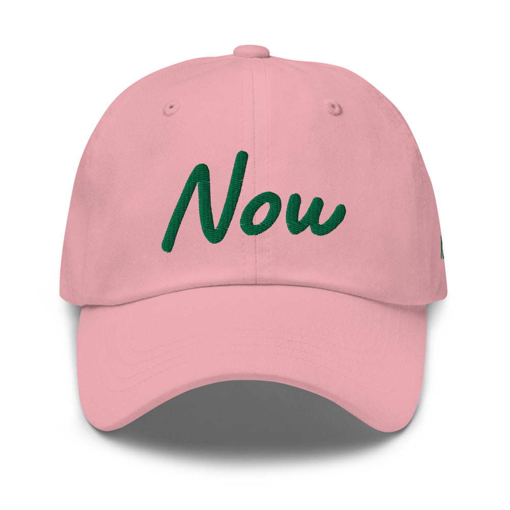 Now In Emerald Embroidery On Classic Dad Hat