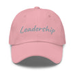Leadership In Silver Embroidery On Classic Dad Hat