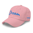 Dream In Sapphire Embroidery On Classic Dad Hat