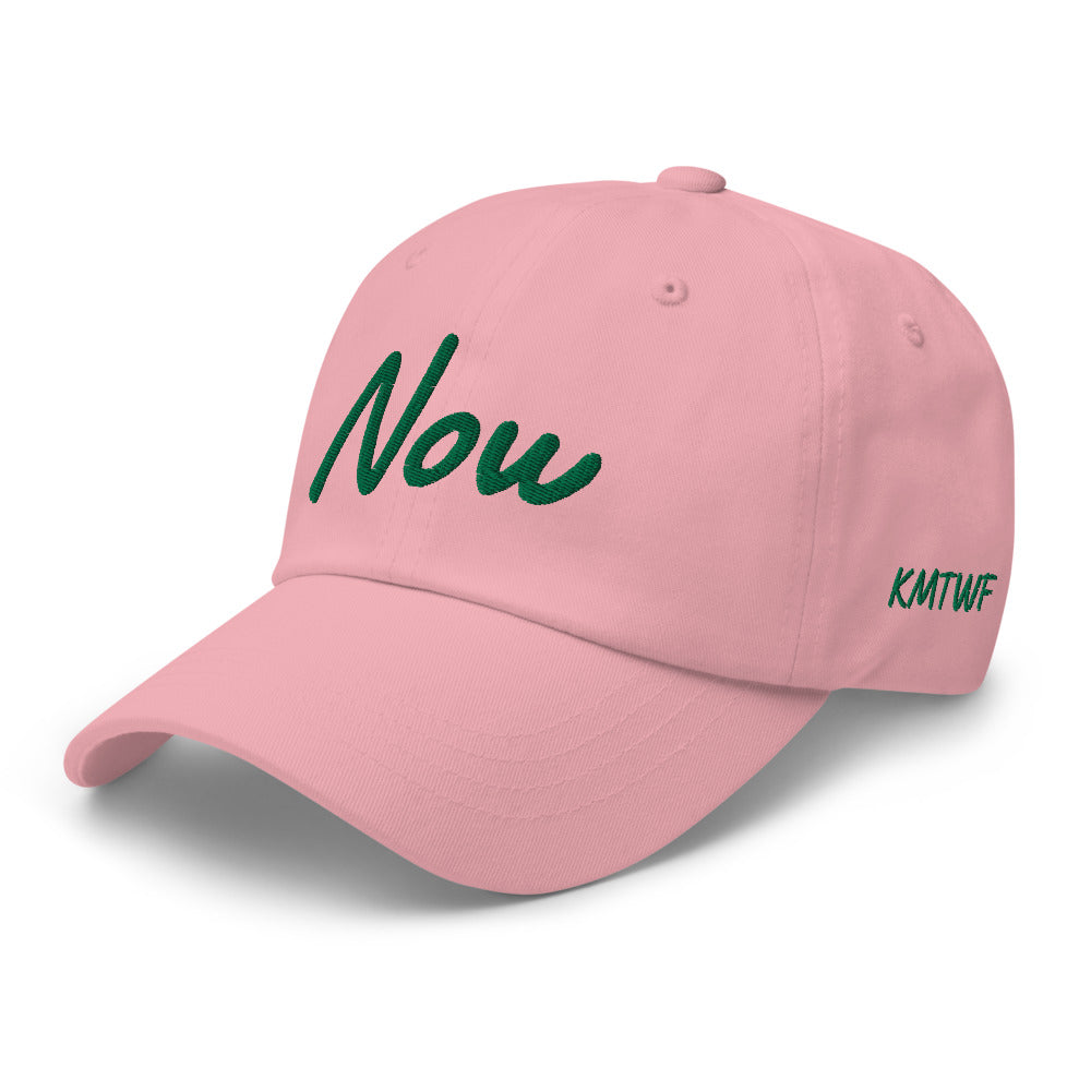 Now In Emerald Embroidery On Classic Dad Hat