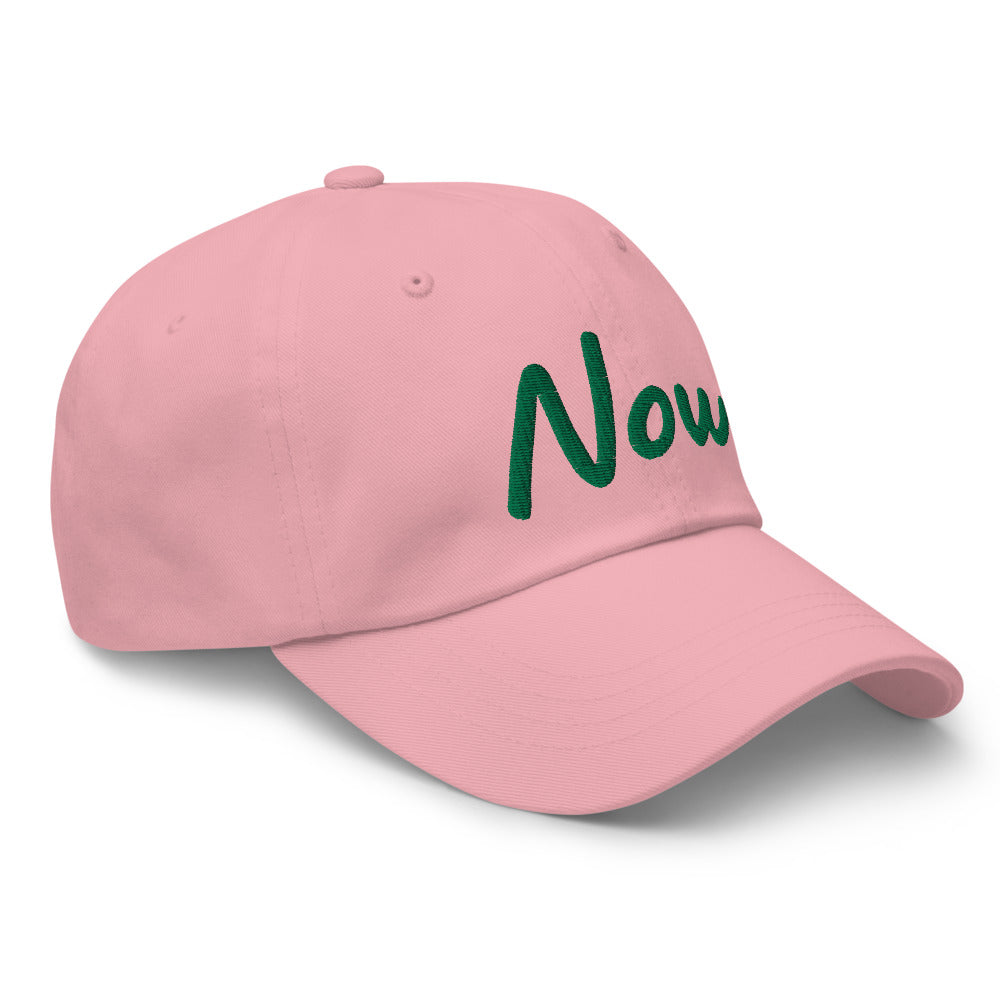 Now In Emerald Embroidery On Classic Dad Hat