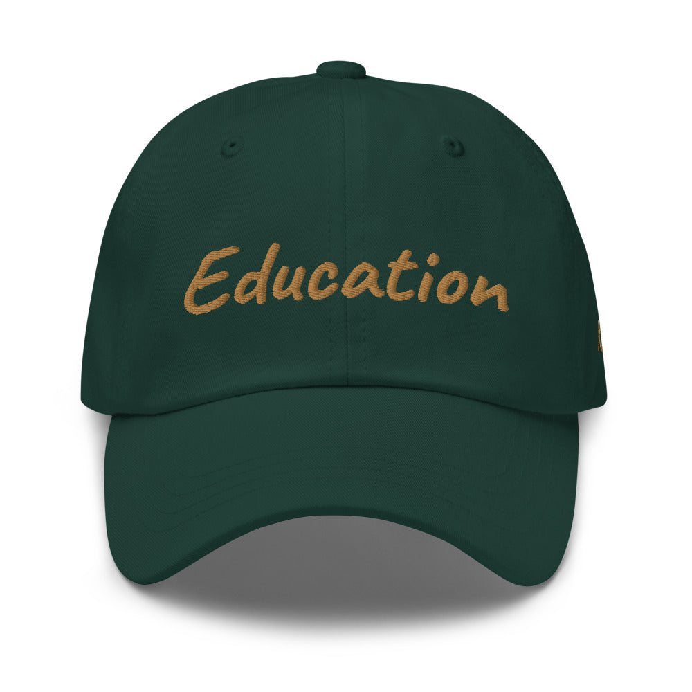 Education In Copper Embroidery On Classic Dad Hat