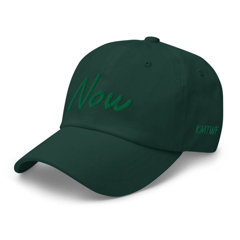Now In Emerald Embroidery On Classic Dad Hat