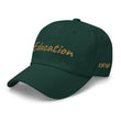 Education In Copper Embroidery On Classic Dad Hat