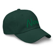 Now In Emerald Embroidery On Classic Dad Hat