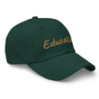 Education In Copper Embroidery On Classic Dad Hat