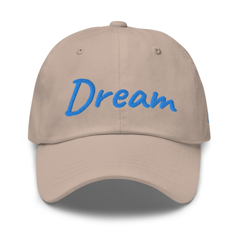 Dream In Sapphire Embroidery On Classic Dad Hat