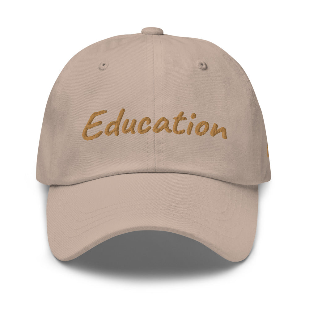 Education In Copper Embroidery On Classic Dad Hat
