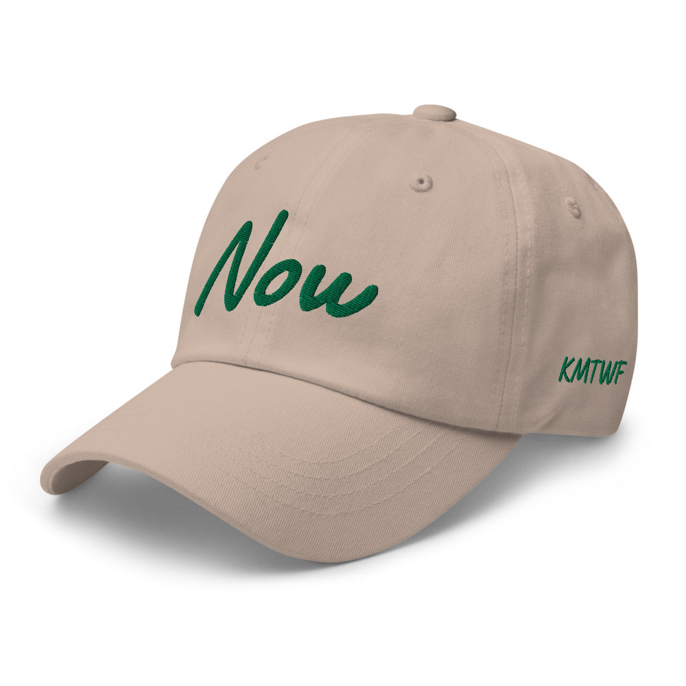 Now In Emerald Embroidery On Classic Dad Hat