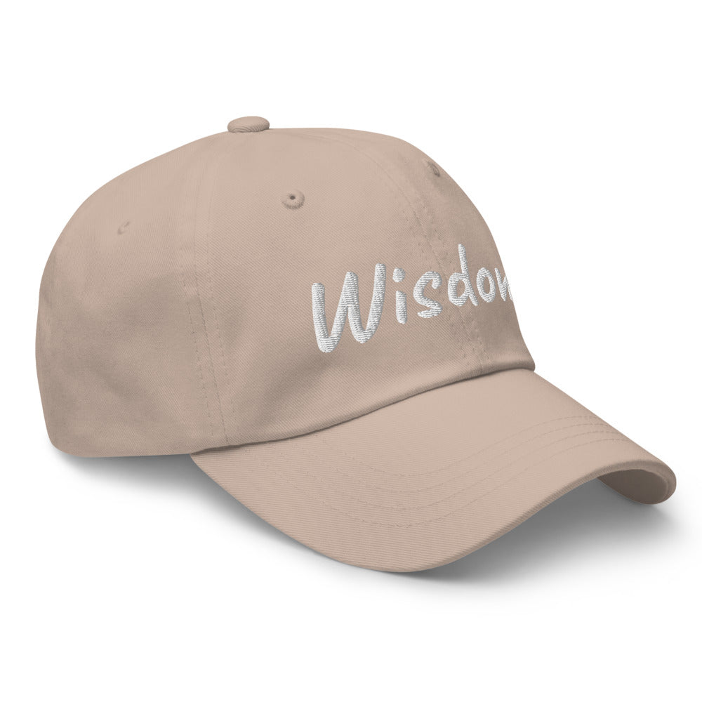 Wisdom In Marble Embroidery On Classic Dad Hat
