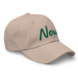 Now In Emerald Embroidery On Classic Dad Hat