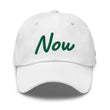 Now In Emerald Embroidery On Classic Dad Hat