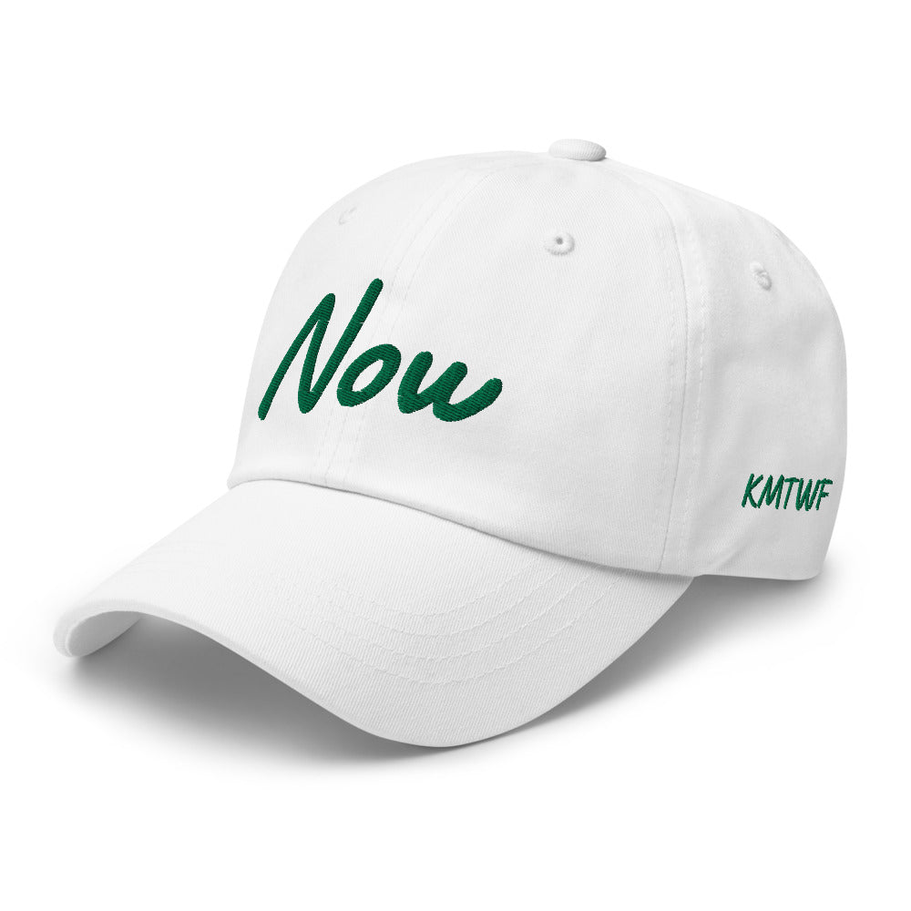 Now In Emerald Embroidery On Classic Dad Hat