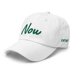 Now In Emerald Embroidery On Classic Dad Hat