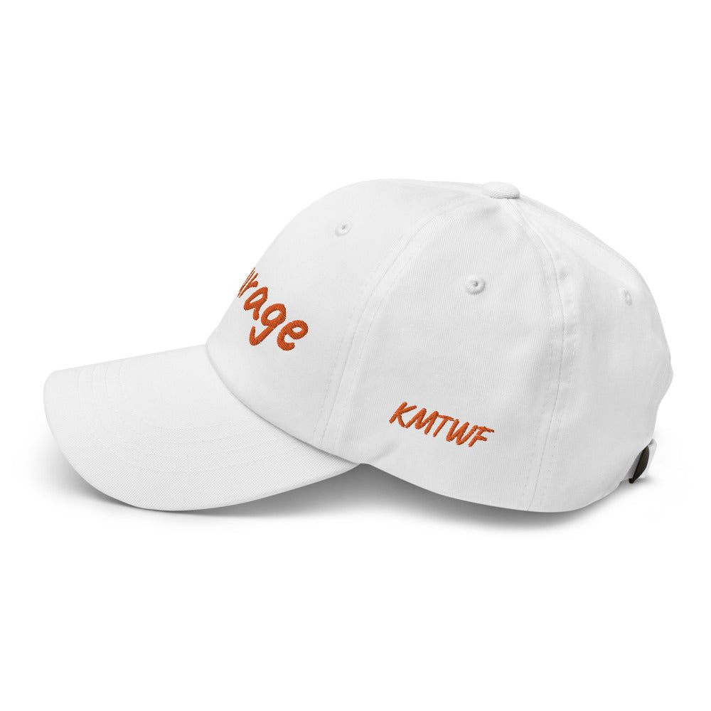 Courage In Amber Embroidery On Classic Dad Hat