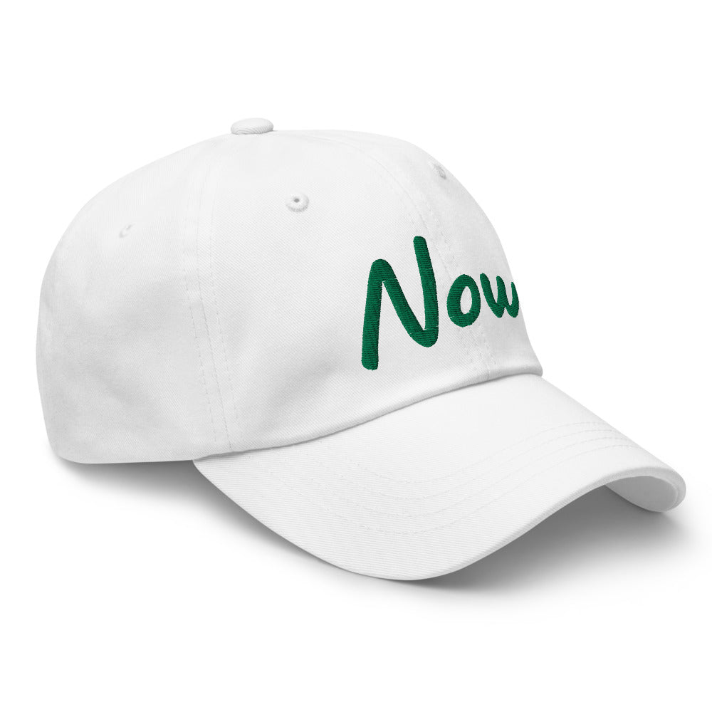 Now In Emerald Embroidery On Classic Dad Hat