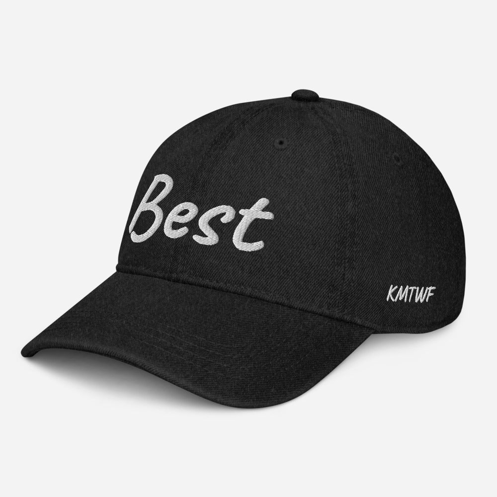 Best In Diamond Embroidery On Denim Baseball Cap