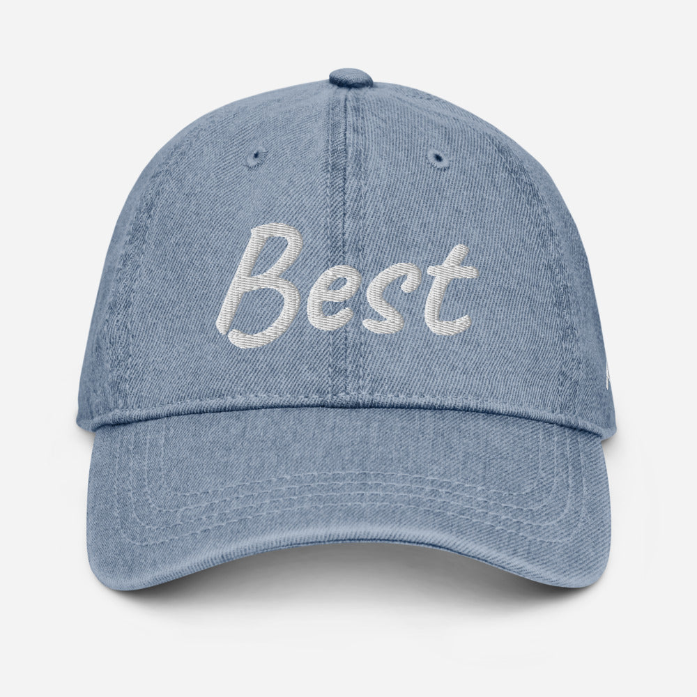 Best In Diamond Embroidery On Denim Baseball Cap