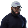 Believe In Amethyst Embroidery On Denim Baseball Cap