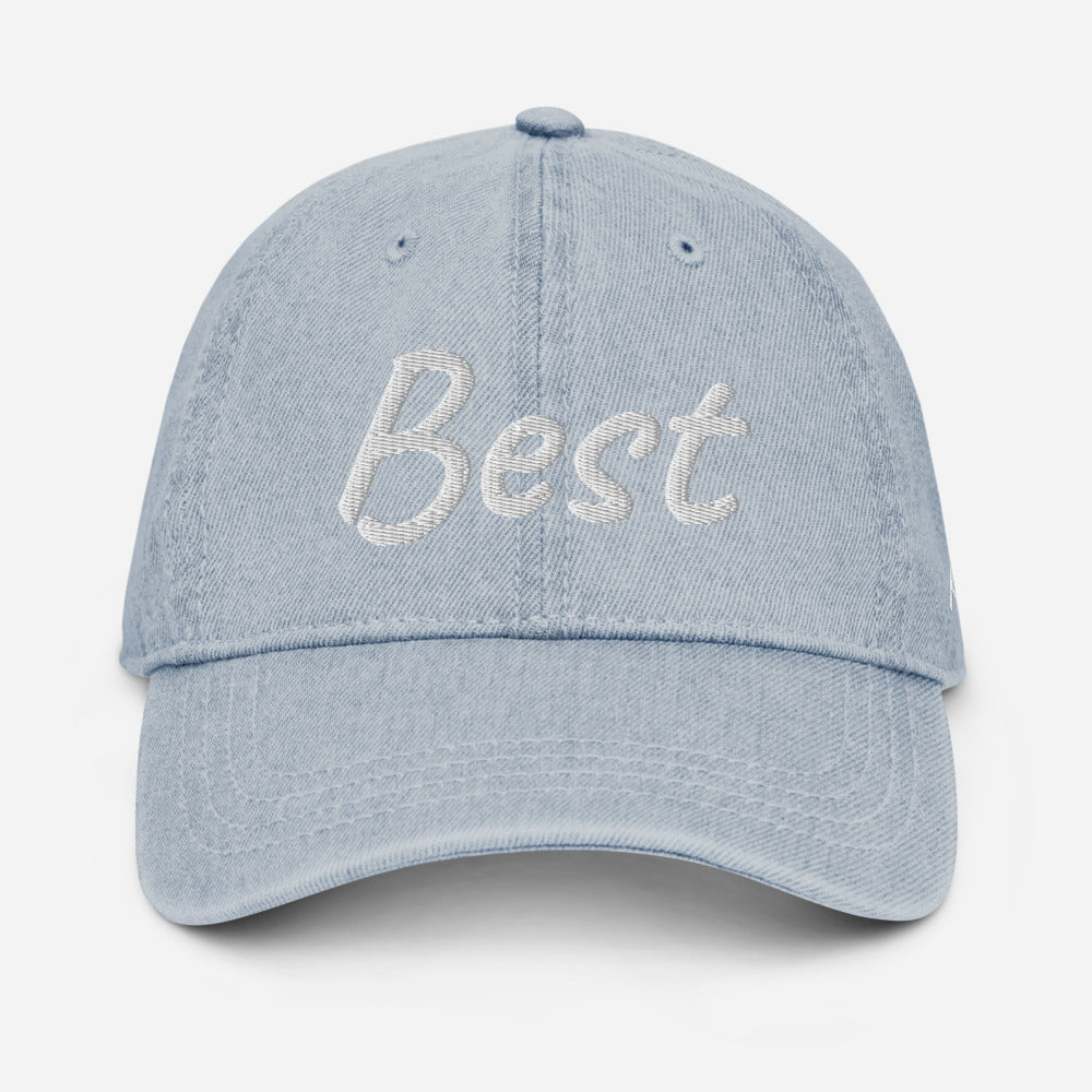 Best In Diamond Embroidery On Denim Baseball Cap