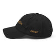 Education In Copper Embroidery On Distressed Baseball Cap