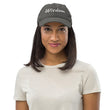 Wisdom In Marble Embroidery On Distressed Baseball Cap