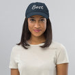 Best In Diamond Embroidery On Distressed Baseball Cap