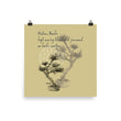 Matsuo Basho Haiku With Bonsai on Enhanced Matte Paper Poster