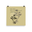 Matsuo Basho Haiku With Bonsai on Premium Luster Photo Paper Poster