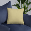 Matsuo Basho Haiku With Bonsai on Basic Pillow