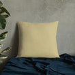Matsuo Basho Haiku With Bonsai on Premium Pillow