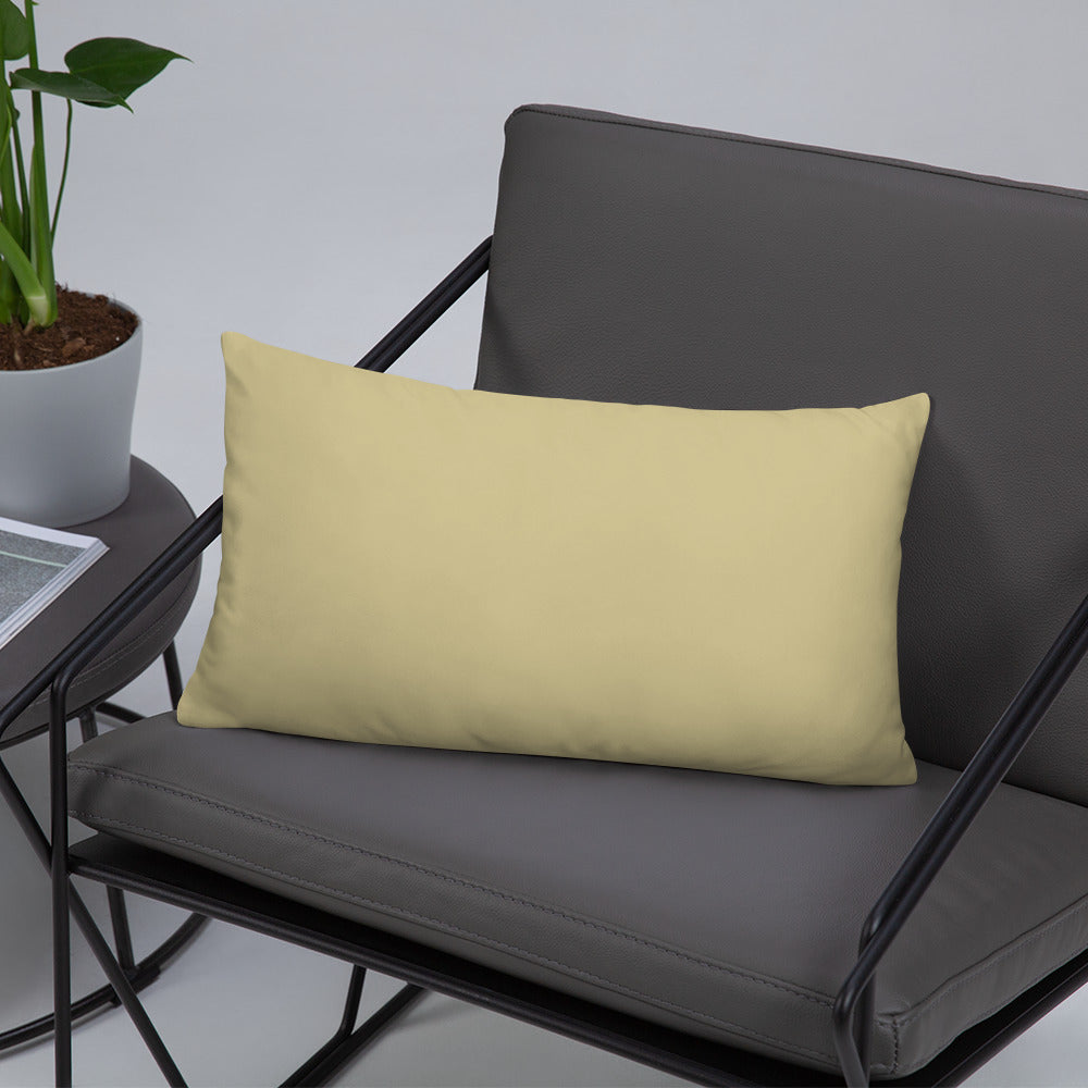 Matsuo Basho Haiku With Bonsai on Basic Pillow