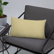Matsuo Basho Haiku With Bonsai on Basic Pillow