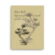 Matsuo Basho Haiku With Bonsai on Canvas Print