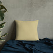 Matsuo Basho Haiku With Bonsai on Premium Pillow